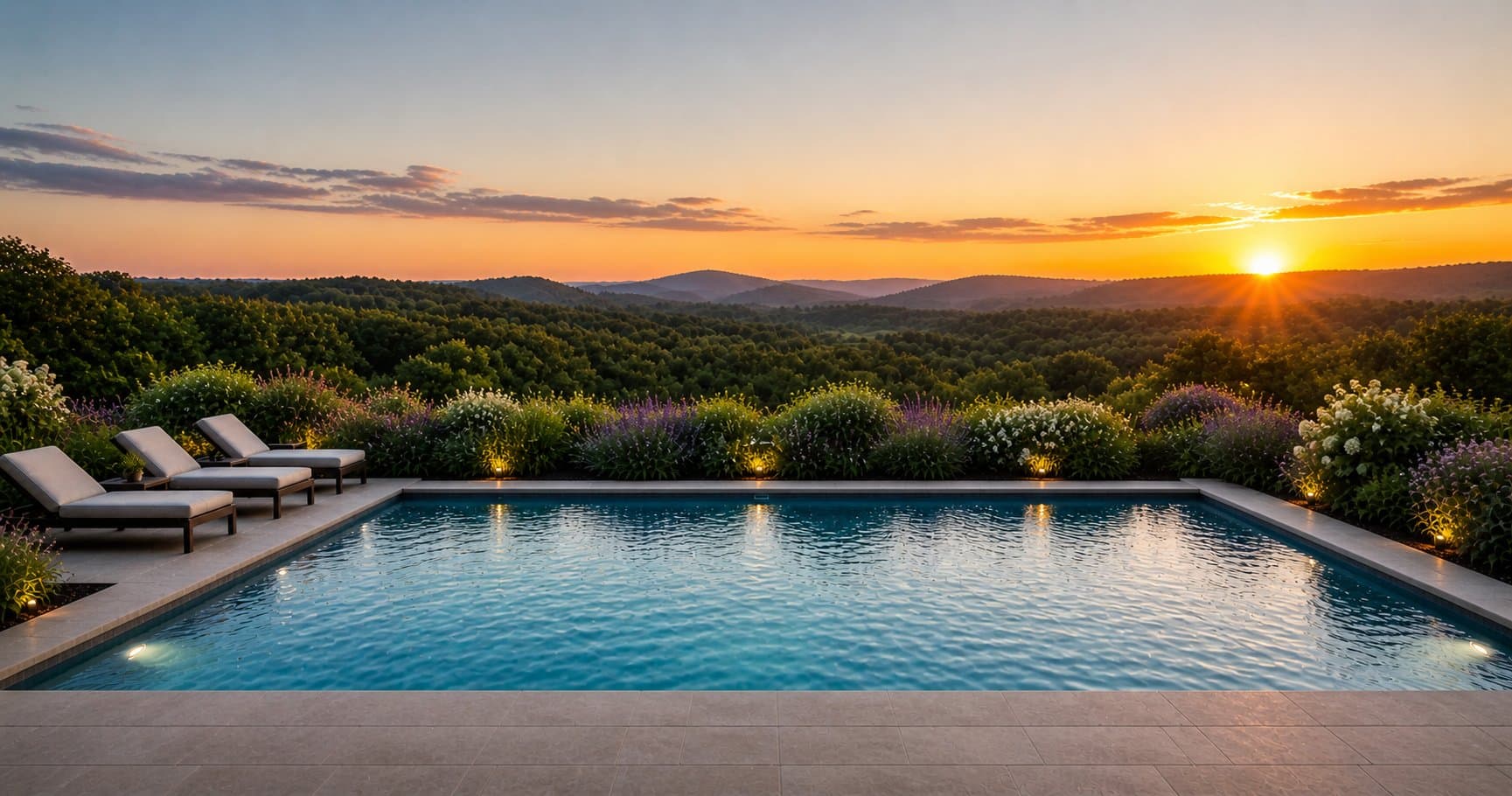 Beautiful clear pool